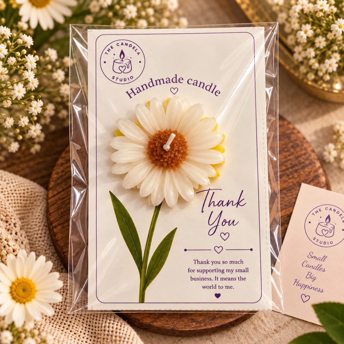 Daisy Candles